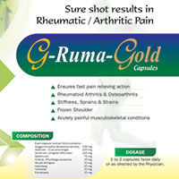 Manufacturers Exporters and Wholesale Suppliers of G Rumagold Capsules Kotdwar Uttarakhand